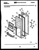 Refrigerator door parts