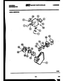 Refrigerator control assembly, damper control assembly and f