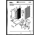 Frigidaire GSIW36HH2 system and automatic defrost parts diagram