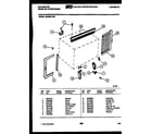 Kelvinator MH309G1QB cabinet and installation parts diagram