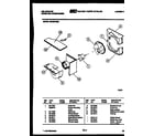 Kelvinator MH424F2SB air handling parts diagram