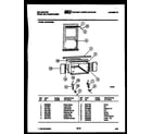 Kelvinator MH424F2SB cabinet and installation parts diagram