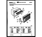Kelvinator M206F1QA cabinet parts diagram