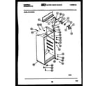 Kelvinator GTN140AH4 cabinet parts diagram