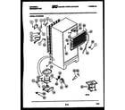 Kelvinator GTN140AH4 system and automatic defrost parts diagram