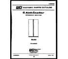 Kelvinator FPK190EN3W cover page diagram