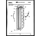 Kelvinator FPK190EN3W freezer door parts diagram