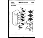Kelvinator FPK190EN3W shelves and supports diagram