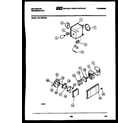 Kelvinator FPK190EN3V refrigerator control assembly, damper control assembly and f diagram