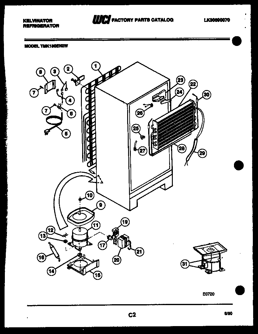 SYSTEM AND AUTOMATIC DEFROST PARTS