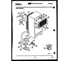 Kelvinator TMK180EN2W system and automatic defrost parts diagram