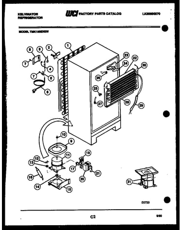 System and automatic defrost parts