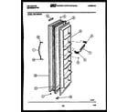 Kelvinator FSK190EN3F freezer door parts diagram