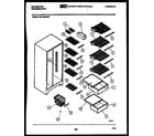 Kelvinator FSK190EN3D shelves and supports diagram