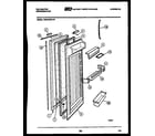 Kelvinator FMW240DN1V refrigerator door parts diagram