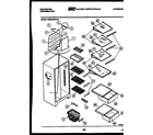 Kelvinator FMW240DN1D shelves and supports diagram