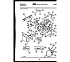 Kelvinator FMW240DN1D ice maker and ice maker installation parts diagram