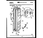 Kelvinator FMW220EN4D freezer door parts diagram