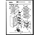 Kelvinator FMW220EN4F shelves and supports diagram
