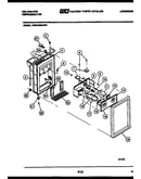 Ice door, dispenser and water tanks