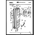 Kelvinator FMW240EN3T freezer door parts diagram