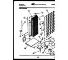 Kelvinator FMW240EN3D system and automatic defrost parts diagram