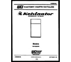 Kelvinator TGK180EN3V cover page diagram