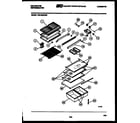 Kelvinator TGK180EN3F shelves and supports diagram