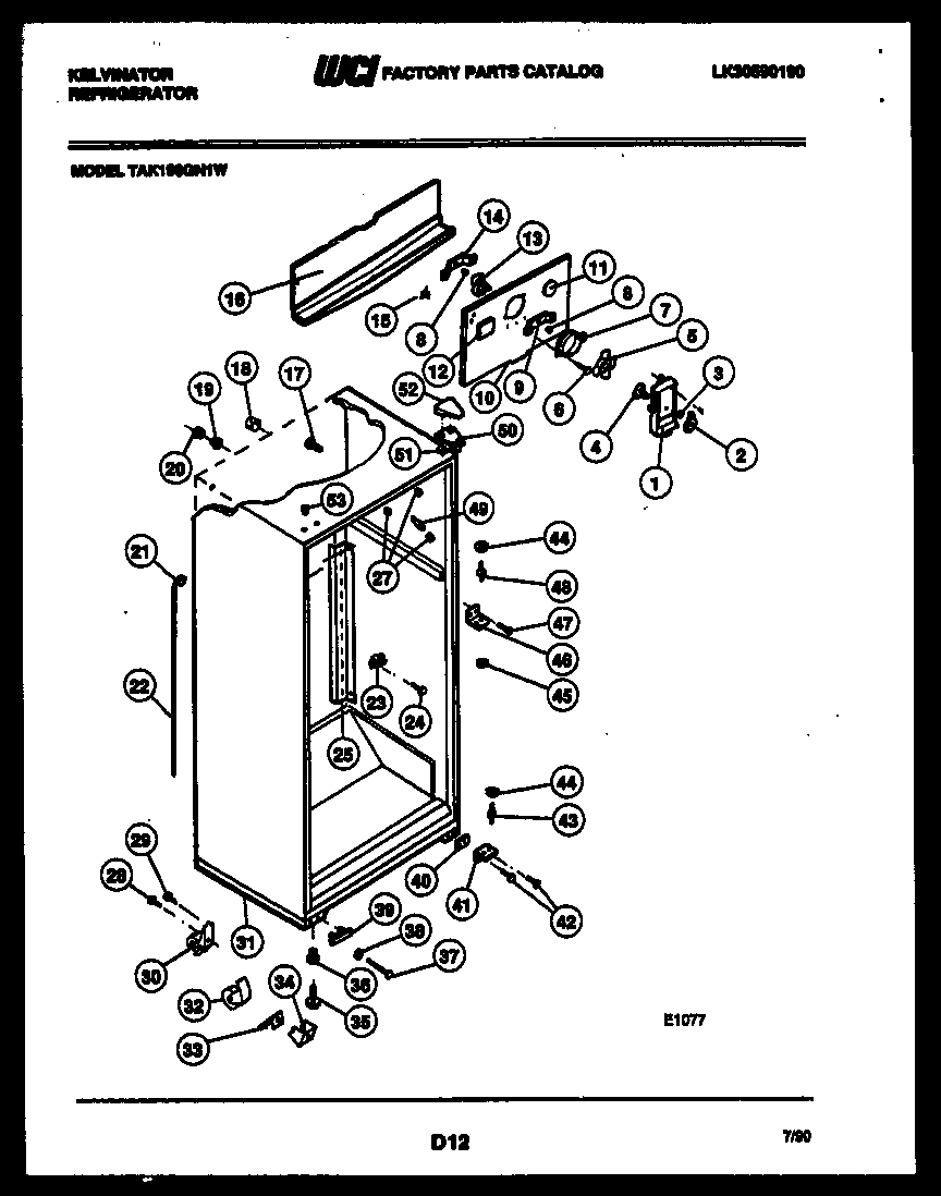 CABINET PARTS