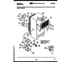 Kelvinator TPK160BN7D system and automatic defrost parts diagram