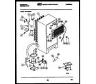 Kelvinator TSK140EN5V system and automatic defrost parts diagram