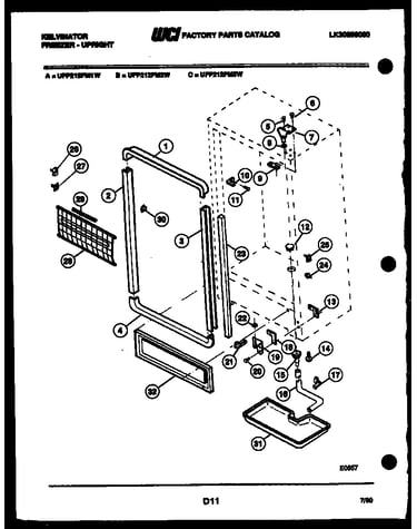 Cabinet parts