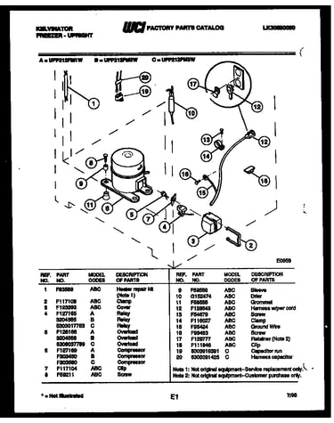 System and electrical parts
