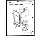 Kelvinator UFS133FM2W cabinet parts diagram
