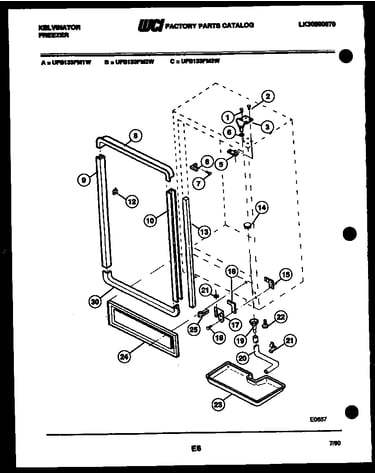 Cabinet parts