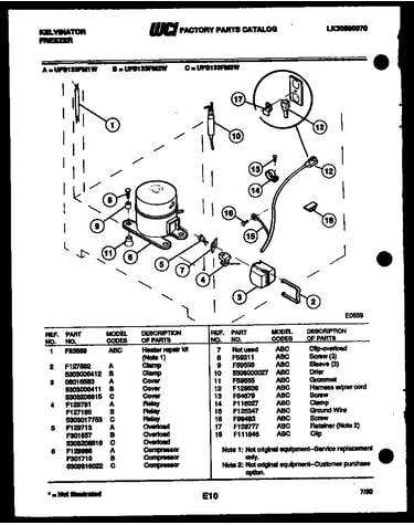 System and electrical parts