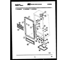 Kelvinator UFS160FM3W cabinet parts diagram
