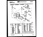 Kelvinator UFS160FM2W system and electrical parts diagram