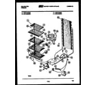Kelvinator UFS133DM3W system and electrical parts diagram