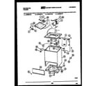 Kelvinator AW701F1W cabinet parts diagram