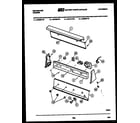 Kelvinator AW701F1W console and control parts diagram