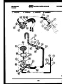 Pump, water valve, water inlet
