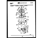 Kelvinator AW701F1D tub detail diagram