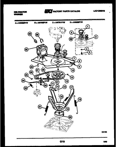 Motor and idler arm clutch