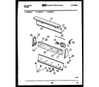 Kelvinator AW300F1D console and control parts diagram