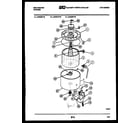 Kelvinator AW301F1D tub detail diagram