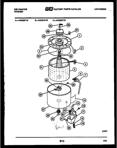 Tub detail
