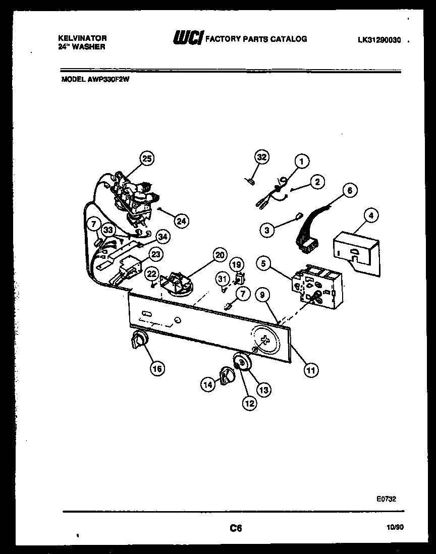 CONSOLE AND CONTROL PARTS