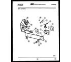Kelvinator AWP330F2W console and control parts diagram