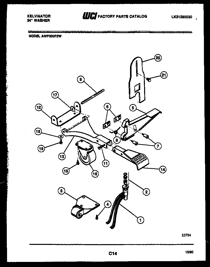 PORTABLE WASHER COMPONENTS